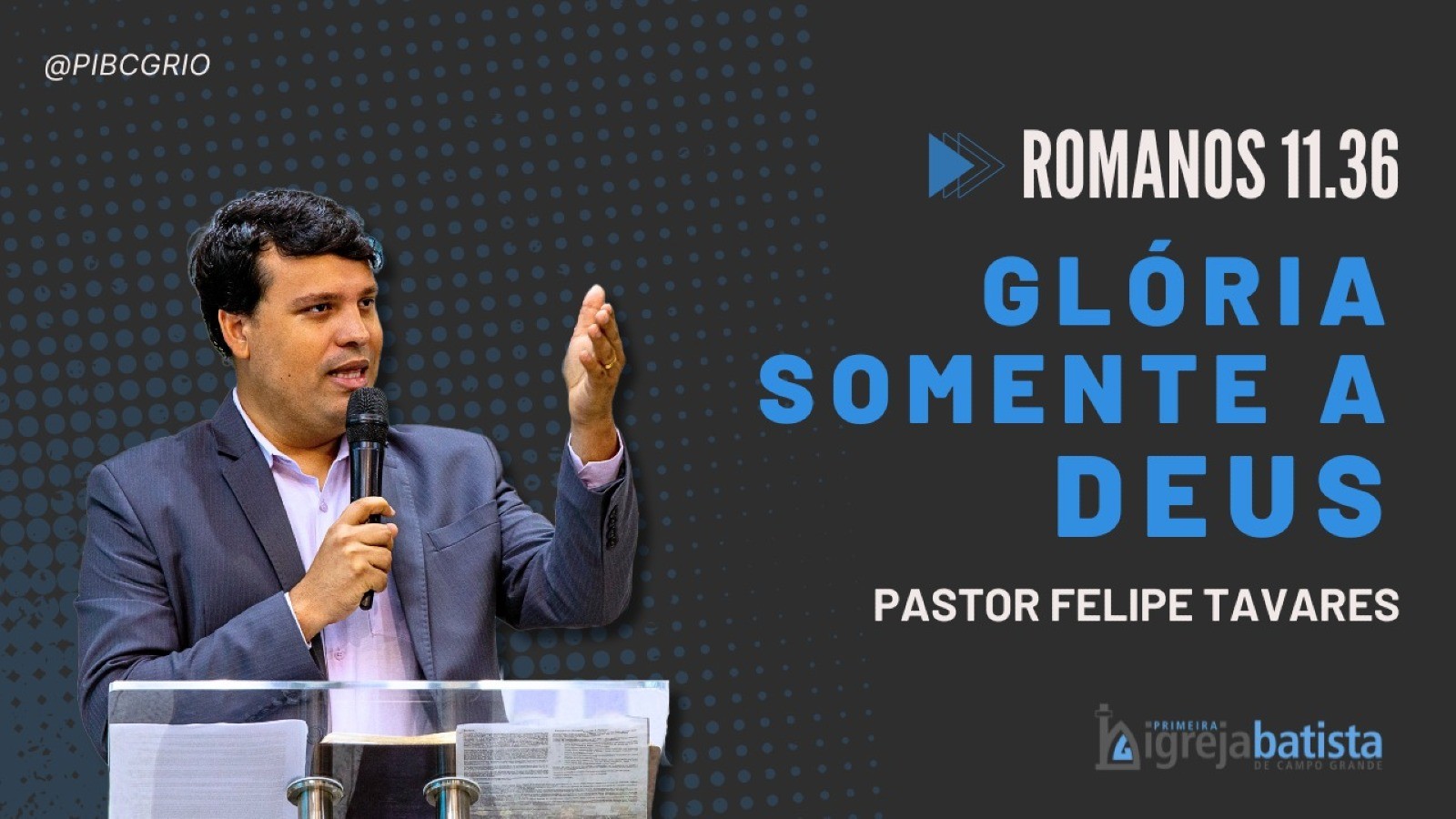 "Glória Somente a Deus"
