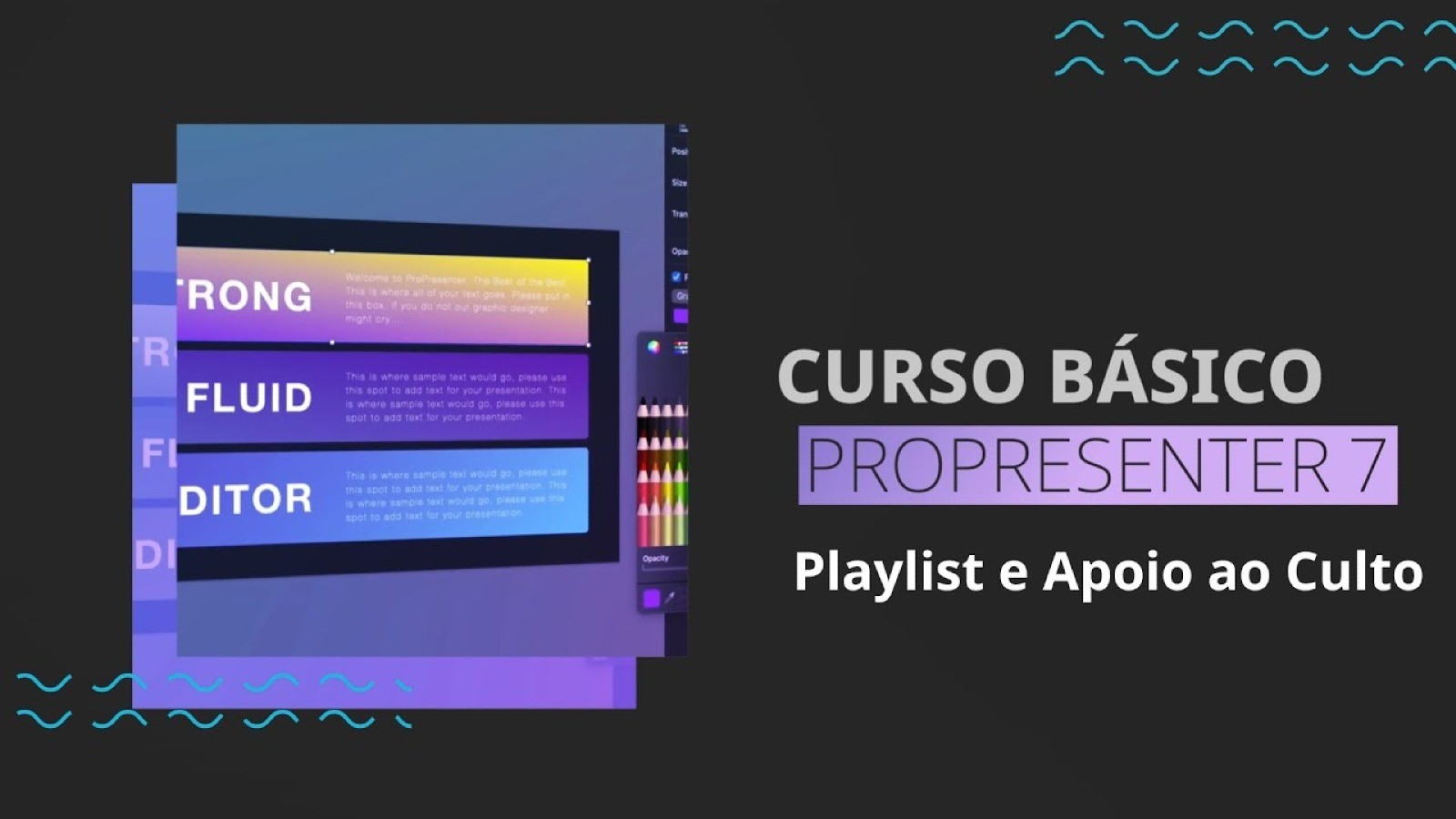 Curso Básico de Propresenter | Aula 05 | Playlist e Apoio ao Culto