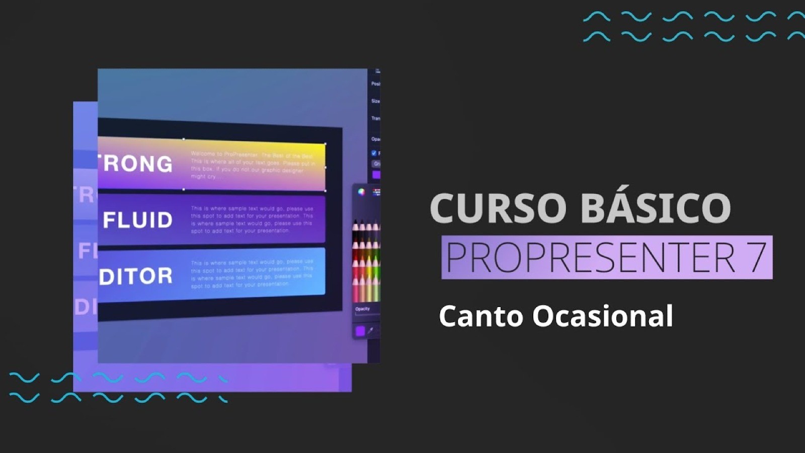 Curso Básico de Propresenter | Aula 10 | Canto Ocasional